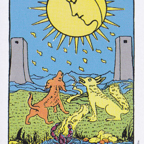 大アルカナ　XVIII　月