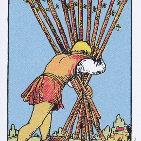 ワンド　10　小アルカナ