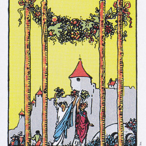 ワンド　4　小アルカナ