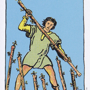 ワンド　7　小アルカナ