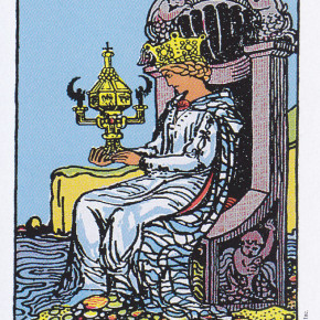 カップのクイーン　小アルカナ