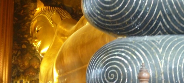 ワット・ポー　タイの涅槃仏（ねはんぶつ）　