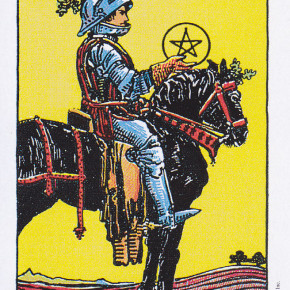 ペンタクルのナイト　小アルカナ