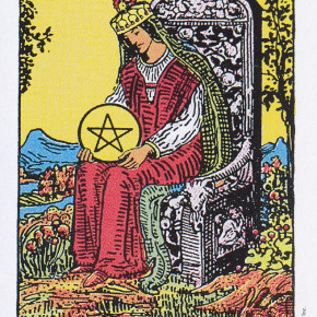 ペンタクルのクイーン　小アルカナ