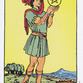 ペンタクルのペイジ　小アルカナ